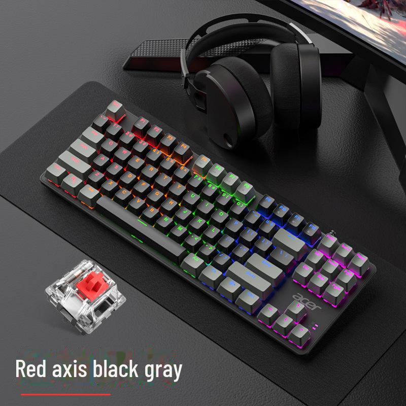 Acer Справжня механічна дротова ігрова клавіатура з червоними/синіми перемикачами для настільного комп ютера та ноутбука
Acer Справжня механічна дротова ігрова клавіатура з червоними/синіми перемикачами для настільного комп ютера та ноутбука