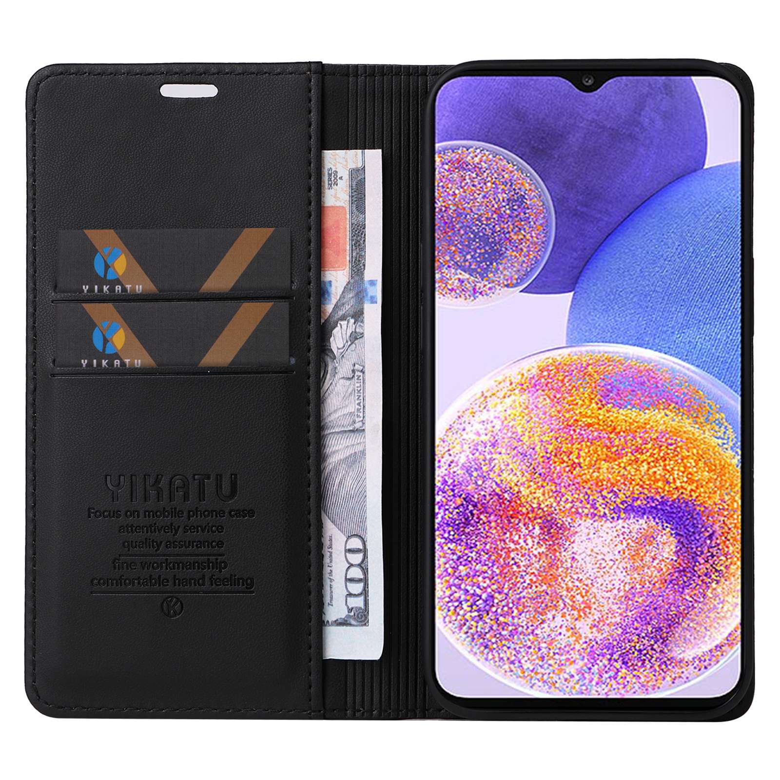 YIKATU Phone Case for Samsung Galaxy A23 5G (Global Version)/4G/F23 5G/M23 5G/M13 4G,YK- 001 Magnetic Closure Stand Phone Flip Leather Wallet Cover Wine Red
YIKATU Phone Case for Samsung Galaxy A23 5G (Global Version)/4G/F23 5G/M23 5G/M13 4G,YK- 001 Magnetic Closure Stand Phone Flip Leather Wallet Cover Wine Red