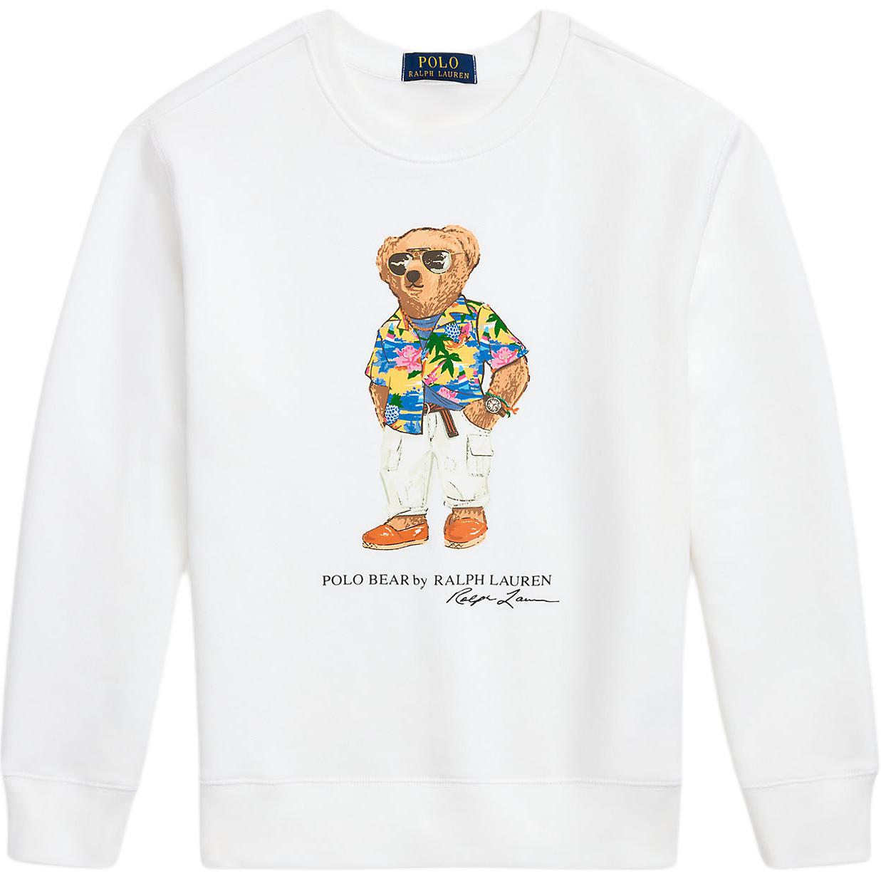 Polo Ralph Lauren Толстовка с принтом медведя и логотипа, круглый вырез, длинный рукав, детские топы, белый цвет 323919722-008 L
Polo Ralph Lauren Толстовка с принтом медведя и логотипа, круглый вырез, длинный рукав, детские топы, белый цвет 323919722-008 L