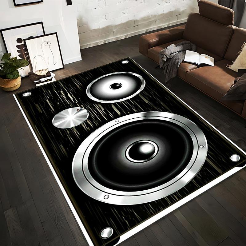 3D Speaker Design Carpet for Living Room Home Decor Black Rectangular Suitable for use as an anti-slip for living room bedroom sofas 40x60cm( 15x23in )
3D Speaker Design Carpet for Living Room Home Decor Black Rectangular Suitable for use as an anti-slip for living room bedroom sofas 40x60cm( 15x23in )