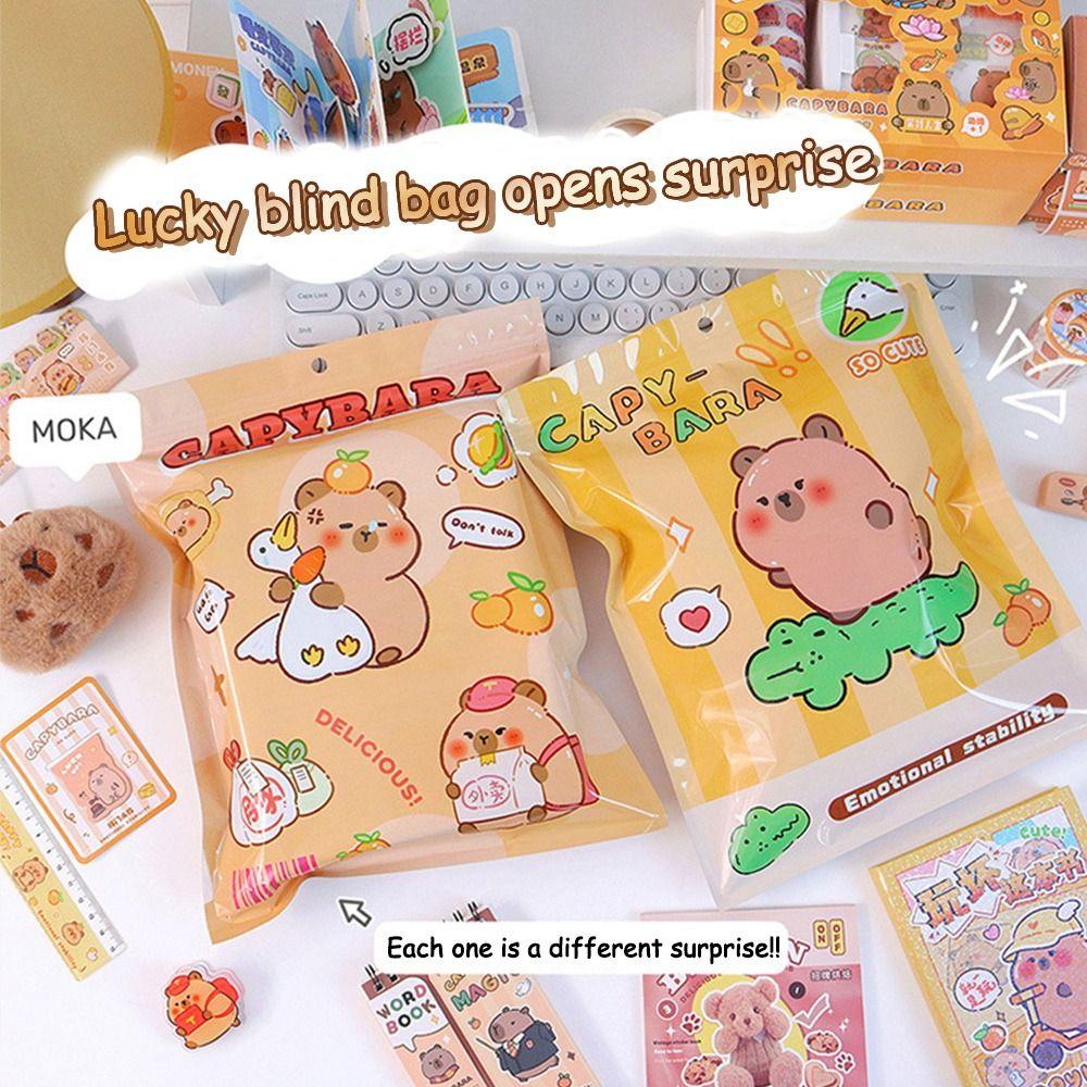 Забавний блокнот Capybara. Набір канцелярських товарів Capibara Lucky Blind Bag. Студентські подарунки. Crocodile capybara
Забавний блокнот Capybara. Набір канцелярських товарів Capibara Lucky Blind Bag. Студентські подарунки. Crocodile capybara