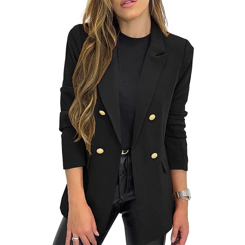 2023 Маленький пиджак женский однотонный повседневный пиджак повседневная верхняя одежда Black L
2023 Маленький пиджак женский однотонный повседневный пиджак повседневная верхняя одежда Black L