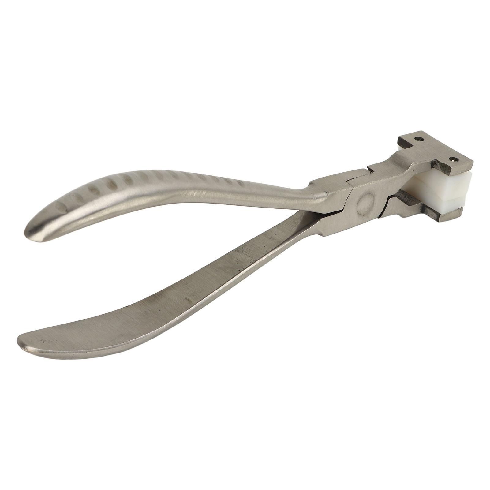 Nylon Jaw Bending Pliers Stainless Steel Flat Curved Mouth Anti Slip Handle Jewellery Pliers for Repair
Nylon Jaw Bending Pliers Stainless Steel Flat Curved Mouth Anti Slip Handle Jewellery Pliers for Repair