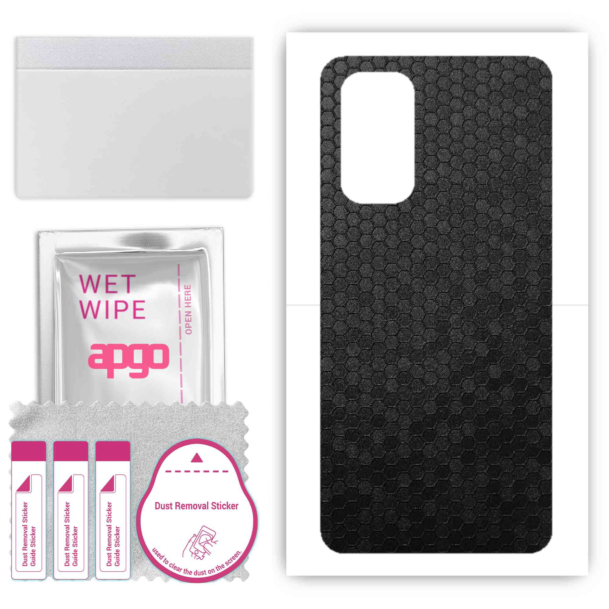 apgo Protective Skin Sticker for the back compatible with Oppo Reno5 Pro 5G, Wrap Film, Foil, Vinyl - Pattern Black Honeycomb
apgo Protective Skin Sticker for the back compatible with Oppo Reno5 Pro 5G, Wrap Film, Foil, Vinyl - Pattern Black Honeycomb