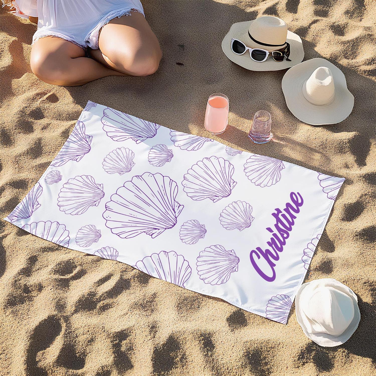 izable Seashell Print Beach Towel, Quick-Dry Towel for Beach, Pool, Summer & Coastal Events, Ready to Persona W40*H60(CM)
izable Seashell Print Beach Towel, Quick-Dry Towel for Beach, Pool, Summer & Coastal Events, Ready to Persona W40*H60(CM)