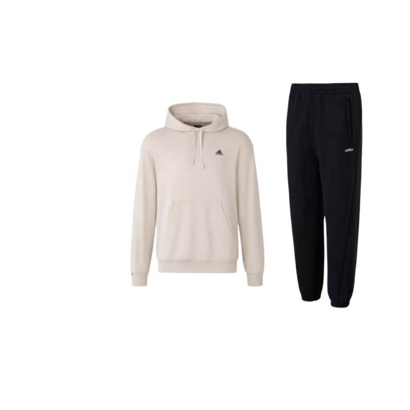 Adidas Удобная толстовка с длинным рукавом и эластичными брюками, однотонный логотип, повседневный спортивный костюм унисекс, спортивная одежда JX9405+IZ1457 L
Adidas Удобная толстовка с длинным рукавом и эластичными брюками, однотонный логотип, повседневный спортивный костюм унисекс, спортивная одежда JX9405+IZ1457 L