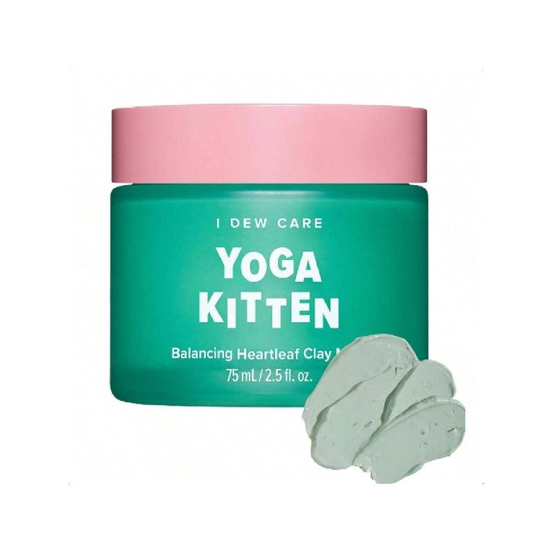 I Dew Care Heartleaf Clay Mask - Yoga Kitten | Wash-Off, For Blemish-Prone With Kaolin, Heartleaf, Tea Tree Extract, Home Spa, 75ml
I Dew Care Heartleaf Clay Mask - Yoga Kitten | Wash-Off, For Blemish-Prone With Kaolin, Heartleaf, Tea Tree Extract, Home Spa, 75ml