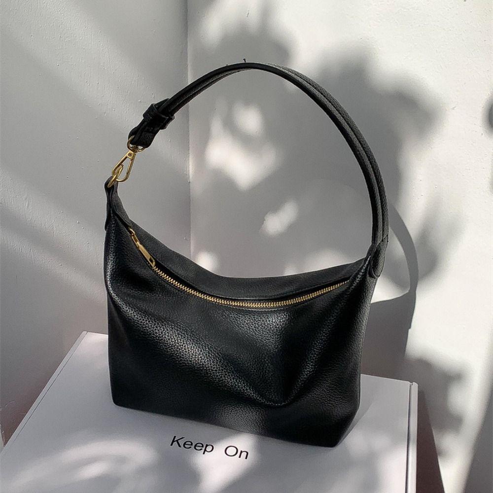 Solid Color Shoulder Bag Large Capacity French Style Handbag Fashion PU Hobo Bag Autumn хакі
Solid Color Shoulder Bag Large Capacity French Style Handbag Fashion PU Hobo Bag Autumn хакі