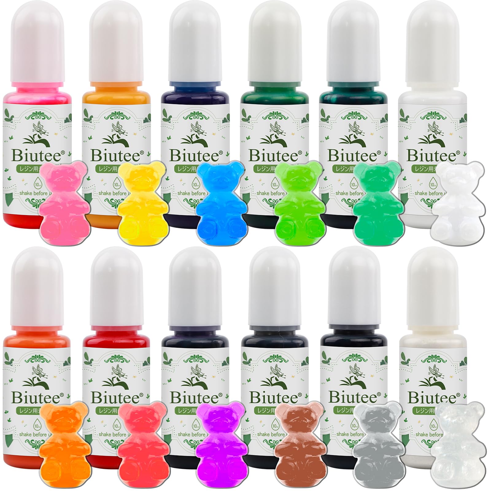 Biutee Resin 12 смола Epoxy Stick Basic 12 Good Natural Resin Colorant set Краситель, 10 мл, флаконы, Двухкомпонентная жидкость, Прозрачная, смола,
Biutee Resin 12 смола Epoxy Stick Basic 12 Good Natural Resin Colorant set Краситель, 10 мл, флаконы, Двухкомпонентная жидкость, Прозрачная, смола,