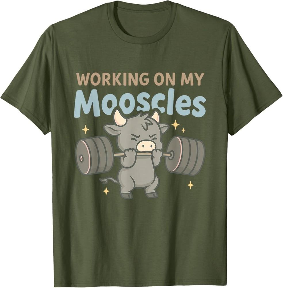 Working On My Mooscles Moo Muscles Workout Design T-Shirt M
Working On My Mooscles Moo Muscles Workout Design T-Shirt M