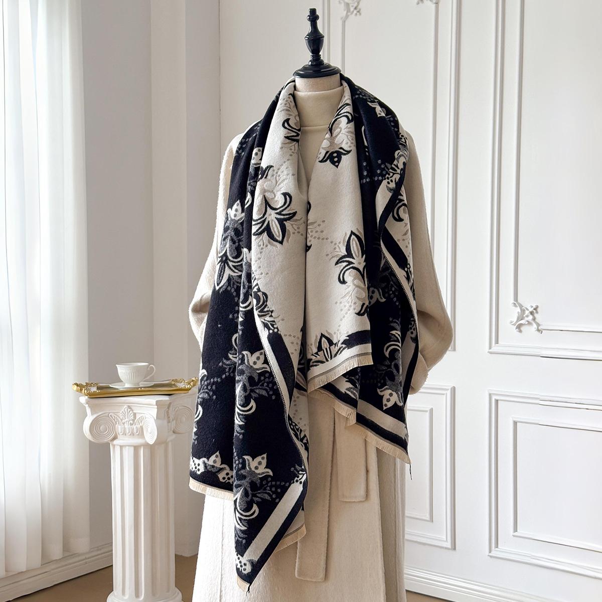 Warm Imitation Cashmere Scarf For Women Thick Print Shawl And Wrap Ladies Blanket Style Foulard Winter Imitation Pashmina
Warm Imitation Cashmere Scarf For Women Thick Print Shawl And Wrap Ladies Blanket Style Foulard Winter Imitation Pashmina