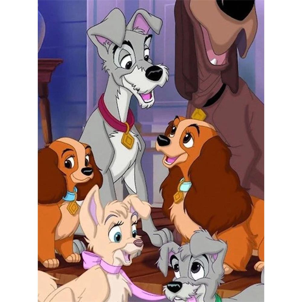 Disney Cartoon Diamond Painting Lady and The Tramp Warm Family 5D DIY Art Cross Stitch Kit Mosaic Embroidery Home Decor Gift Round 20x30cm
Disney Cartoon Diamond Painting Lady and The Tramp Warm Family 5D DIY Art Cross Stitch Kit Mosaic Embroidery Home Decor Gift Round 20x30cm