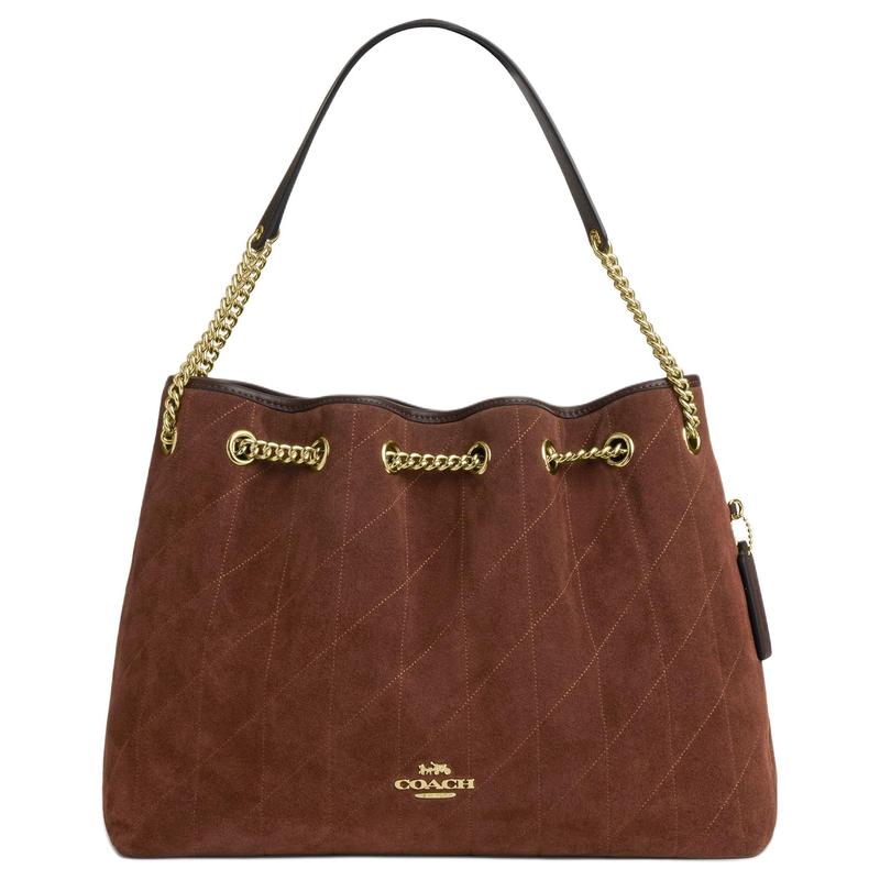 COACH EVELYN 34 quilted details cowhide leather trash bag shoulder bag large women s brown коричневий
COACH EVELYN 34 quilted details cowhide leather trash bag shoulder bag large women s brown коричневий