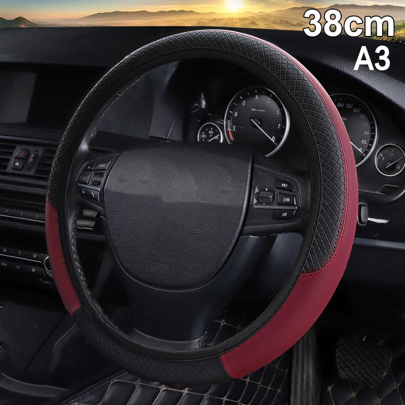 Car Steering Wheel Protective Cover Universal Breathable Elastic Band Anti Slip Pu Leather Steering Covers Suitable 38Cm U-60
Car Steering Wheel Protective Cover Universal Breathable Elastic Band Anti Slip Pu Leather Steering Covers Suitable 38Cm U-60