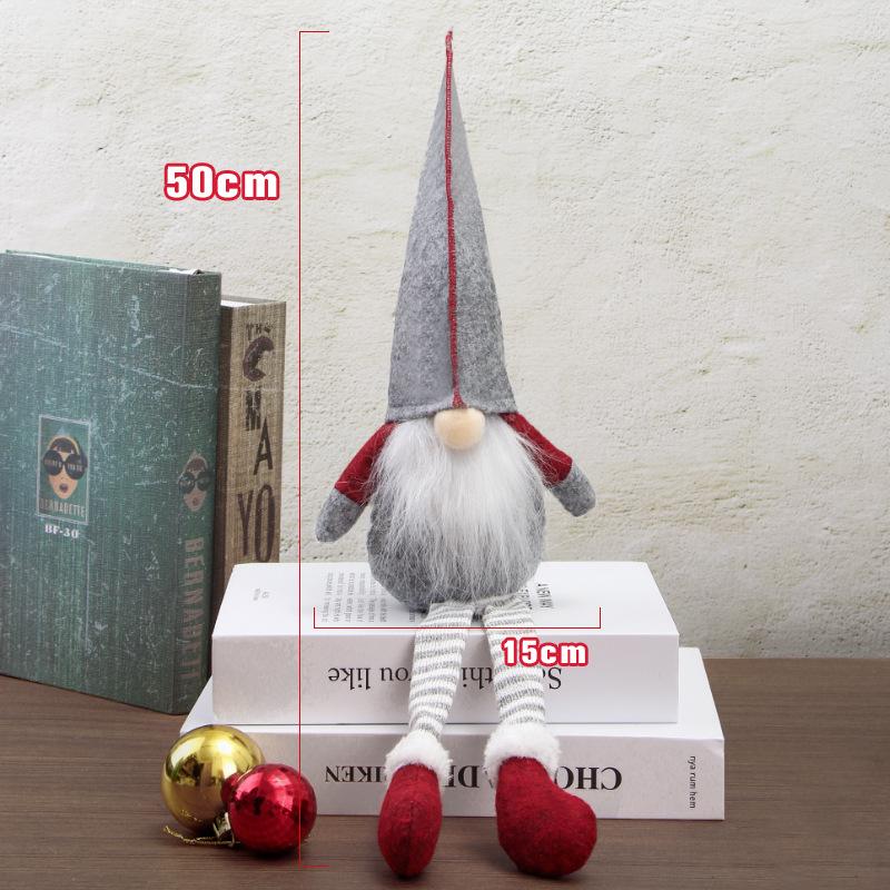 Рождественский гном Рождественский эльф Украшение с длинными ногами, Фигурка Рудольфа - Детский подарок Игрушка серый
Рождественский гном Рождественский эльф Украшение с длинными ногами, Фигурка Рудольфа - Детский подарок Игрушка серый