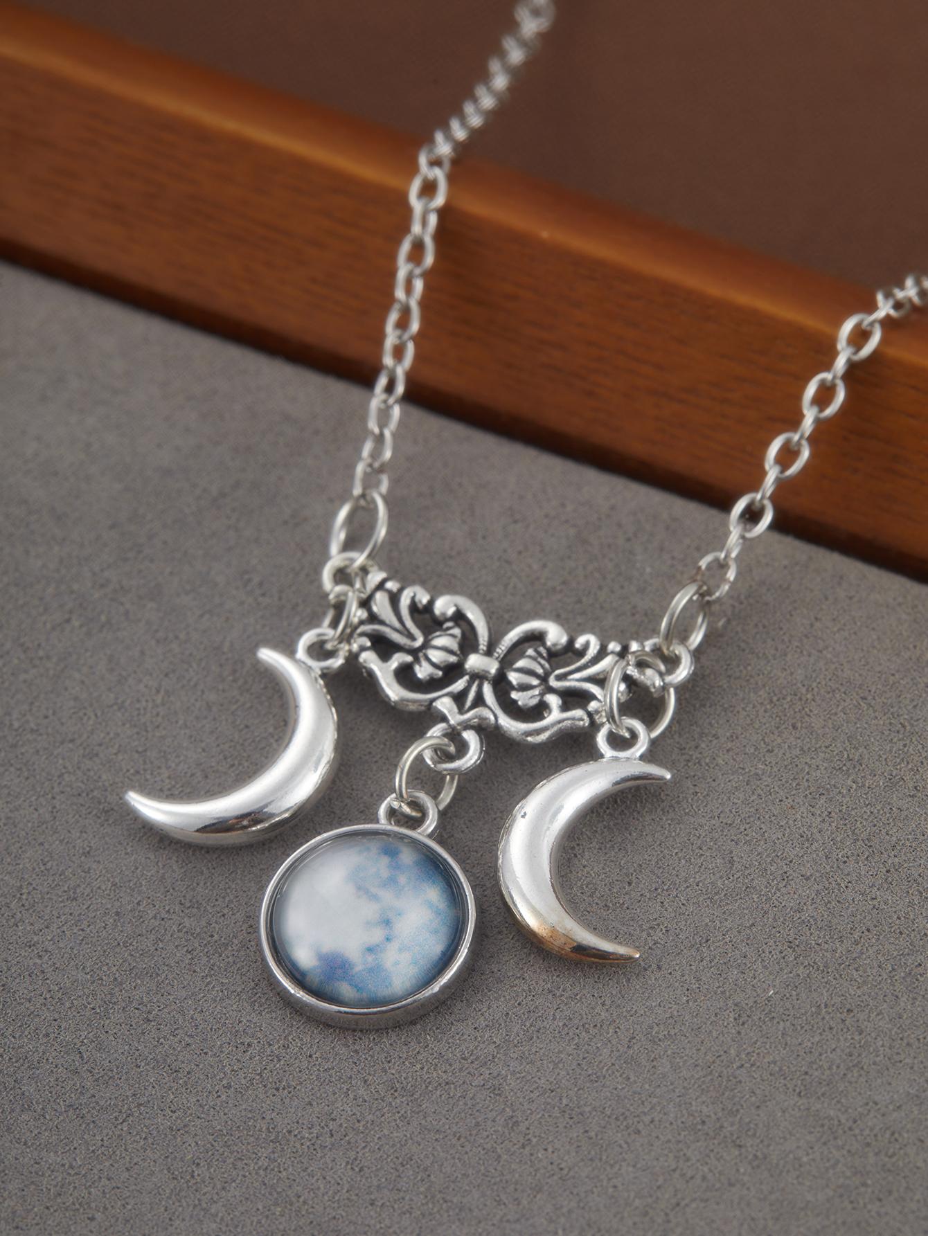 Кришталеве Скляне Місячне Намисто, Підвіска-Півмісяць Відьма Простий Місячний Колар Язичницький Подарунок Чарівника
Кришталеве Скляне Місячне Намисто, Підвіска-Півмісяць Відьма Простий Місячний Колар Язичницький Подарунок Чарівника