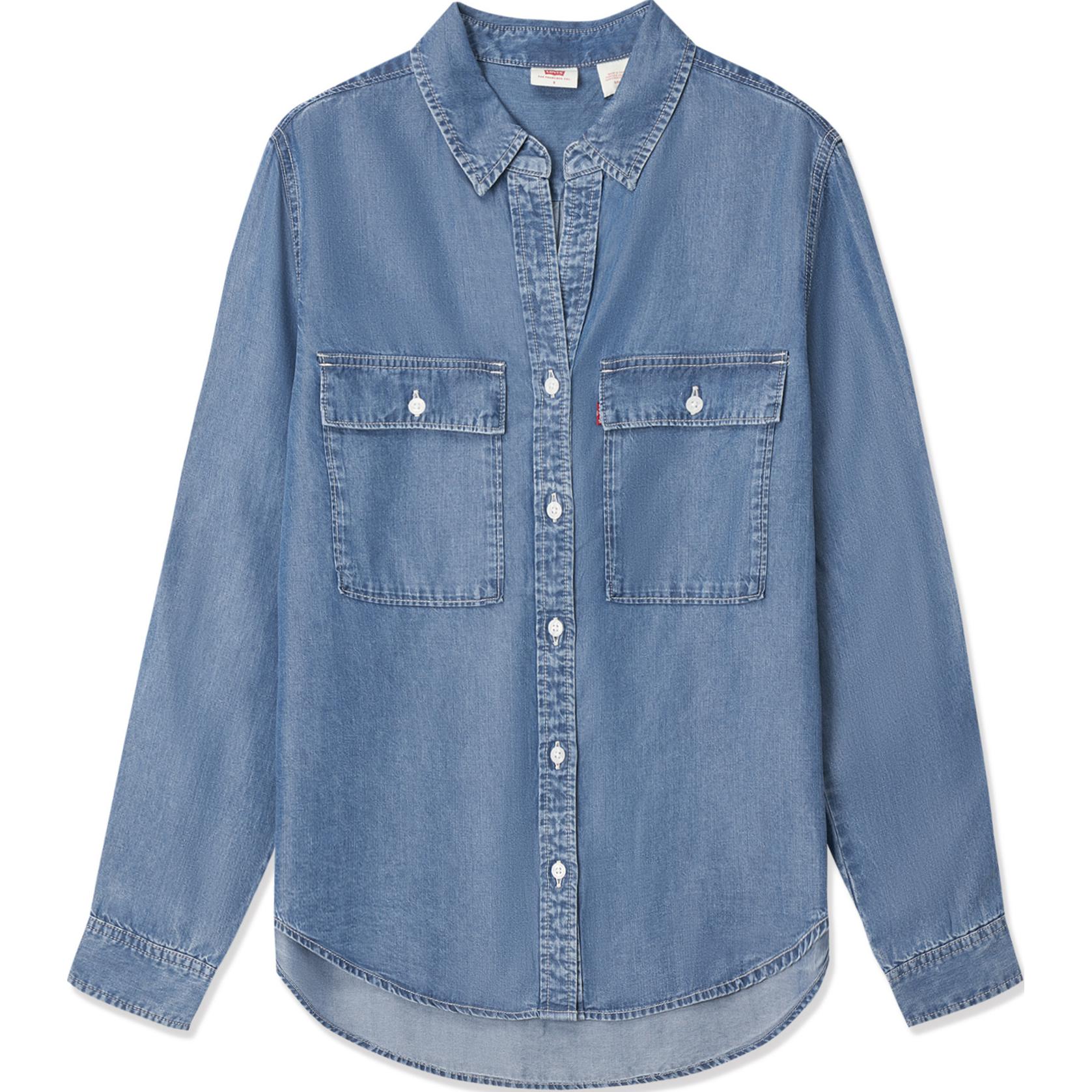 Levis SS24 Летняя Коллекция Деним Однотонная Свободная Рубашка с Длинным Рукавом Женские рубашки Темно-синий 001BO-0000 XS
Levis SS24 Летняя Коллекция Деним Однотонная Свободная Рубашка с Длинным Рукавом Женские рубашки Темно-синий 001BO-0000 XS