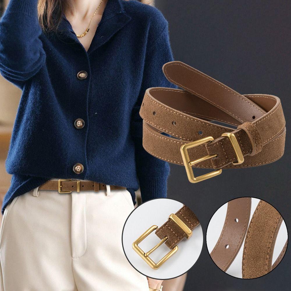 Casual Suede Leather Belt Trendy Pin Buckle Waistband Retro Business Waist Strap Gifts чай зелений колір
Casual Suede Leather Belt Trendy Pin Buckle Waistband Retro Business Waist Strap Gifts чай зелений колір