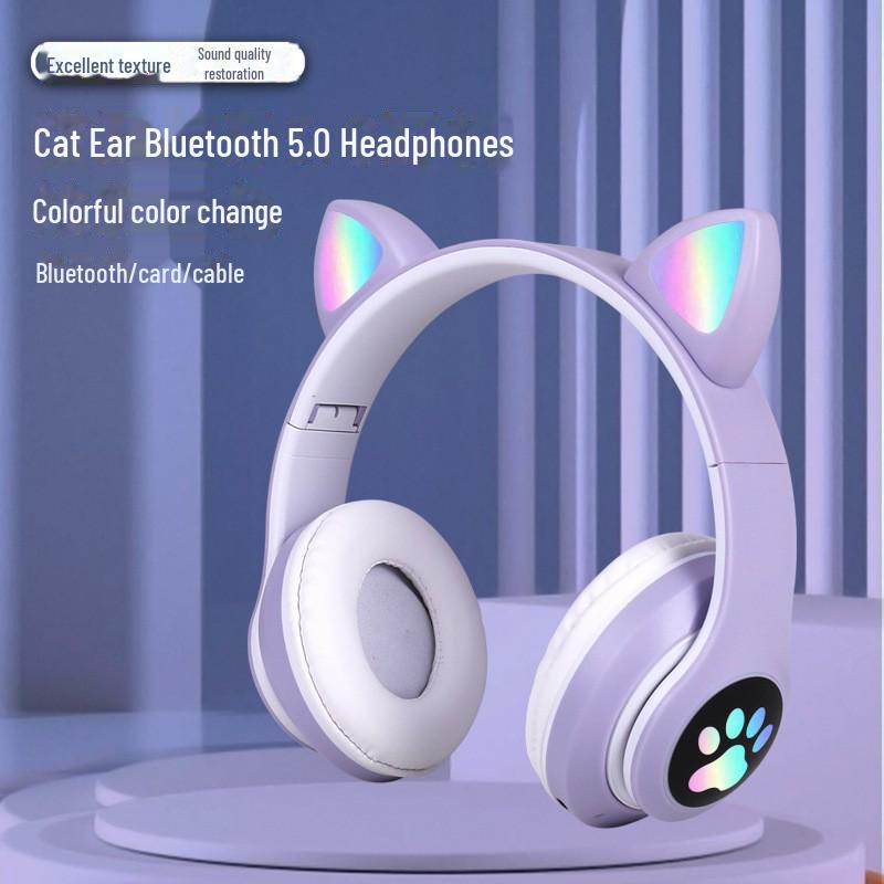 Складная светящаяся Bluetooth-гарнитура STN-28 с кошачьими ушками для Android светло-фиолетовый
Складная светящаяся Bluetooth-гарнитура STN-28 с кошачьими ушками для Android светло-фиолетовый