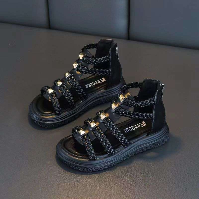 Girls sandals 2025 new summer woven little girl baby princess roman shoes soft-soled open-toed children s sandals 25 yards inner length 15.4cm
Girls sandals 2025 new summer woven little girl baby princess roman shoes soft-soled open-toed children s sandals 25 yards inner length 15.4cm