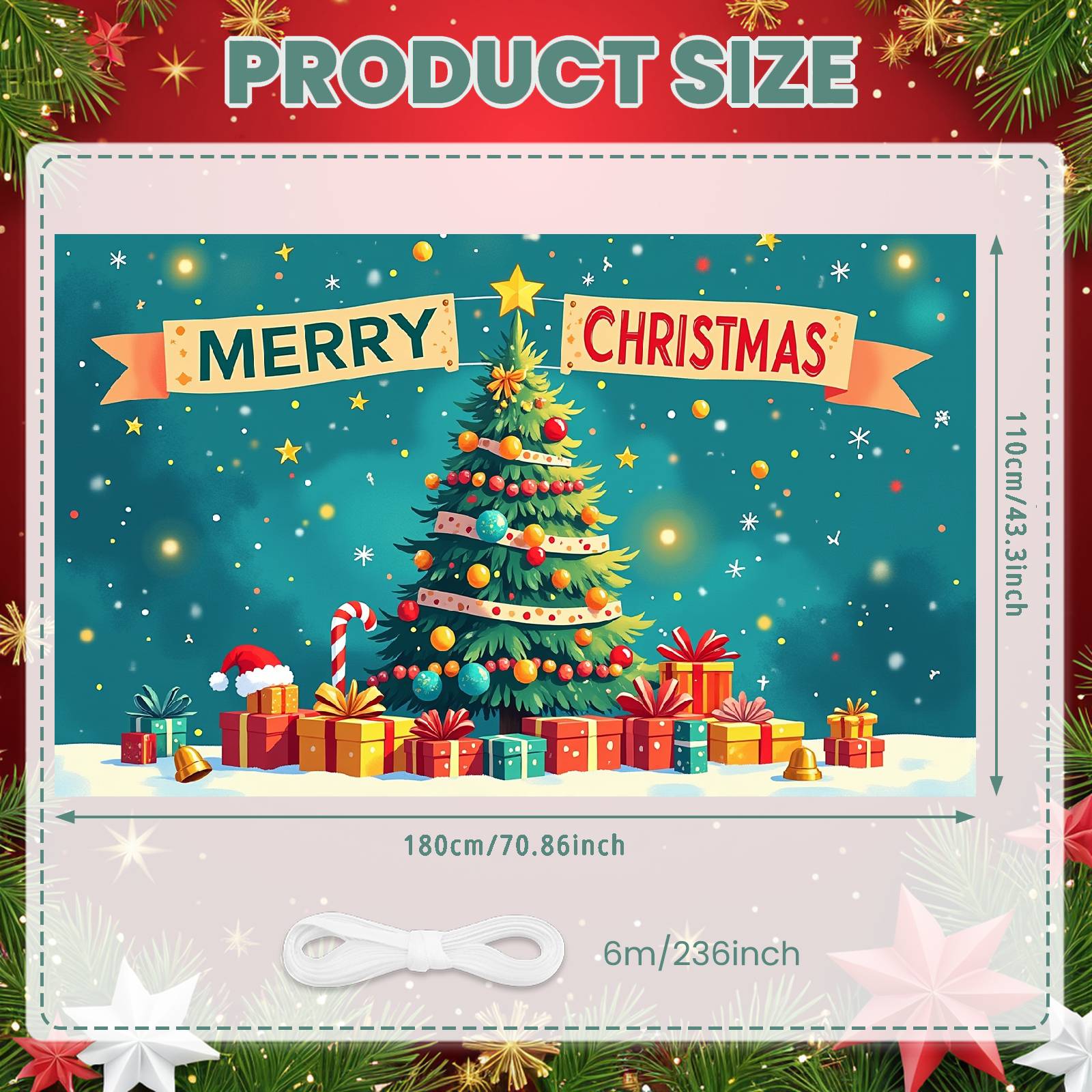 Christmas Banner Holiday Cheer Holiday Backdrop Christmas Party Backdrop Red Green Color Festive Background For Family Reunion
Christmas Banner Holiday Cheer Holiday Backdrop Christmas Party Backdrop Red Green Color Festive Background For Family Reunion