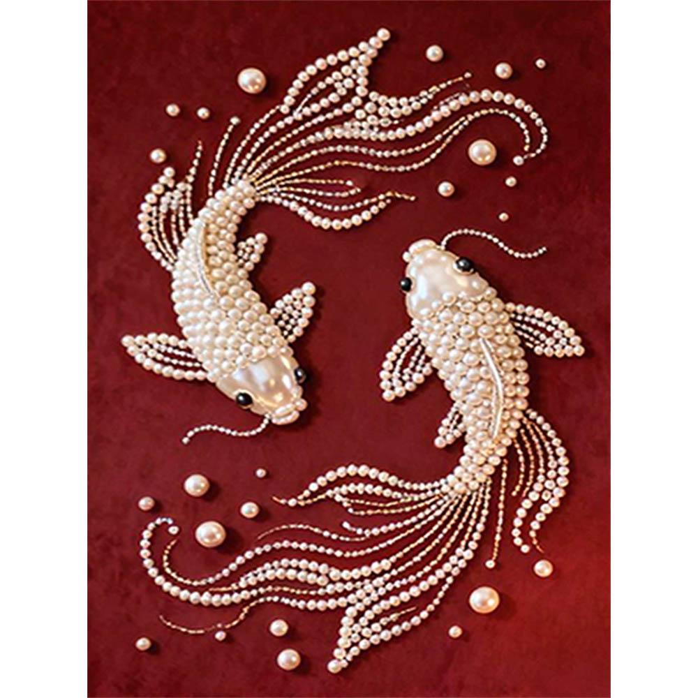 DIY Картина-мозаїка з перлів Коі для декору стін вдома Картини з перлинних каменів Мистецтво та ремесла для дорослих/початківців Ідея для подарунка Декор для дому Без рамки 30x40cm
DIY Картина-мозаїка з перлів Коі для декору стін вдома Картини з перлинних каменів Мистецтво та ремесла для дорослих/початківців Ідея для подарунка Декор для дому Без рамки 30x40cm