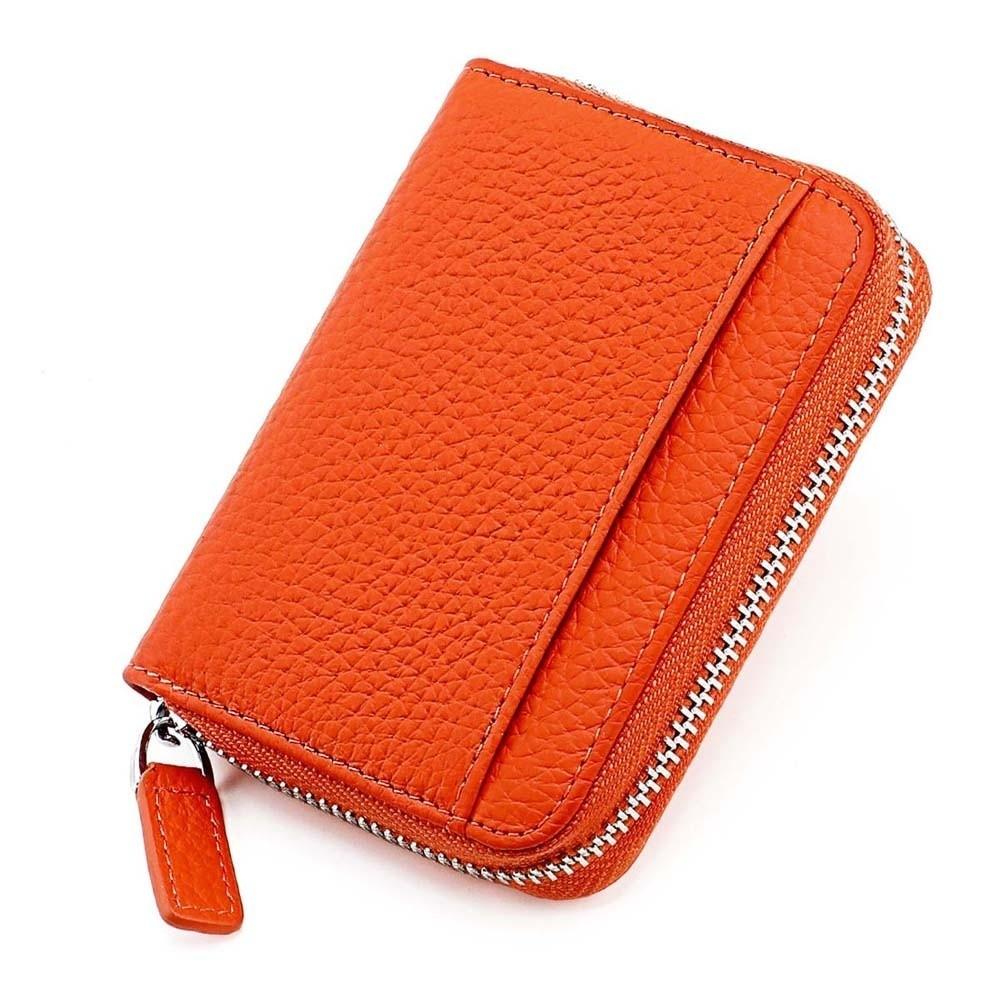 Thin RFID Protection Wallet Anti-splash Water Leather Organ Coin Purse Multiple Card Classic Short Portable Card Bag Dating помаранчевий
Thin RFID Protection Wallet Anti-splash Water Leather Organ Coin Purse Multiple Card Classic Short Portable Card Bag Dating помаранчевий