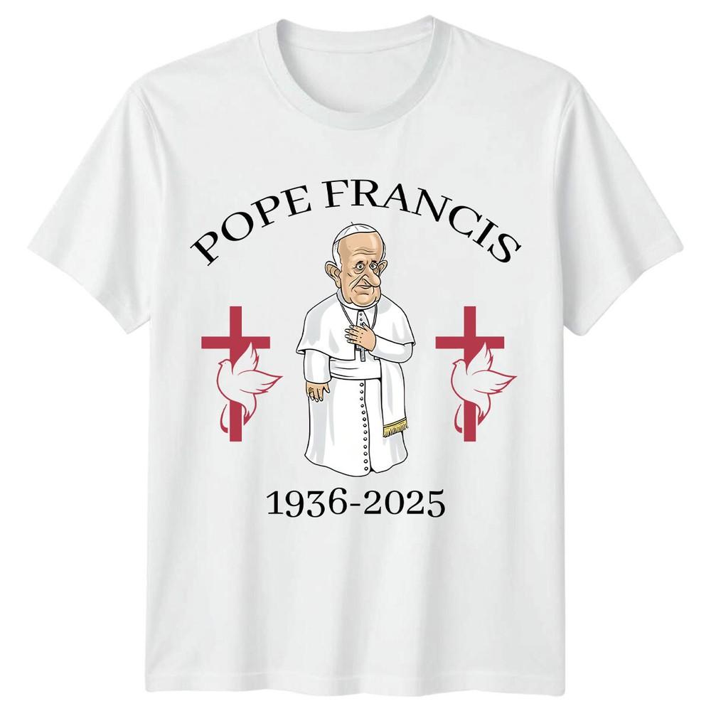 Remembering Pope Francis 1936-2025 T-Shirt Family Tee Love Faith Outfit S
Remembering Pope Francis 1936-2025 T-Shirt Family Tee Love Faith Outfit S