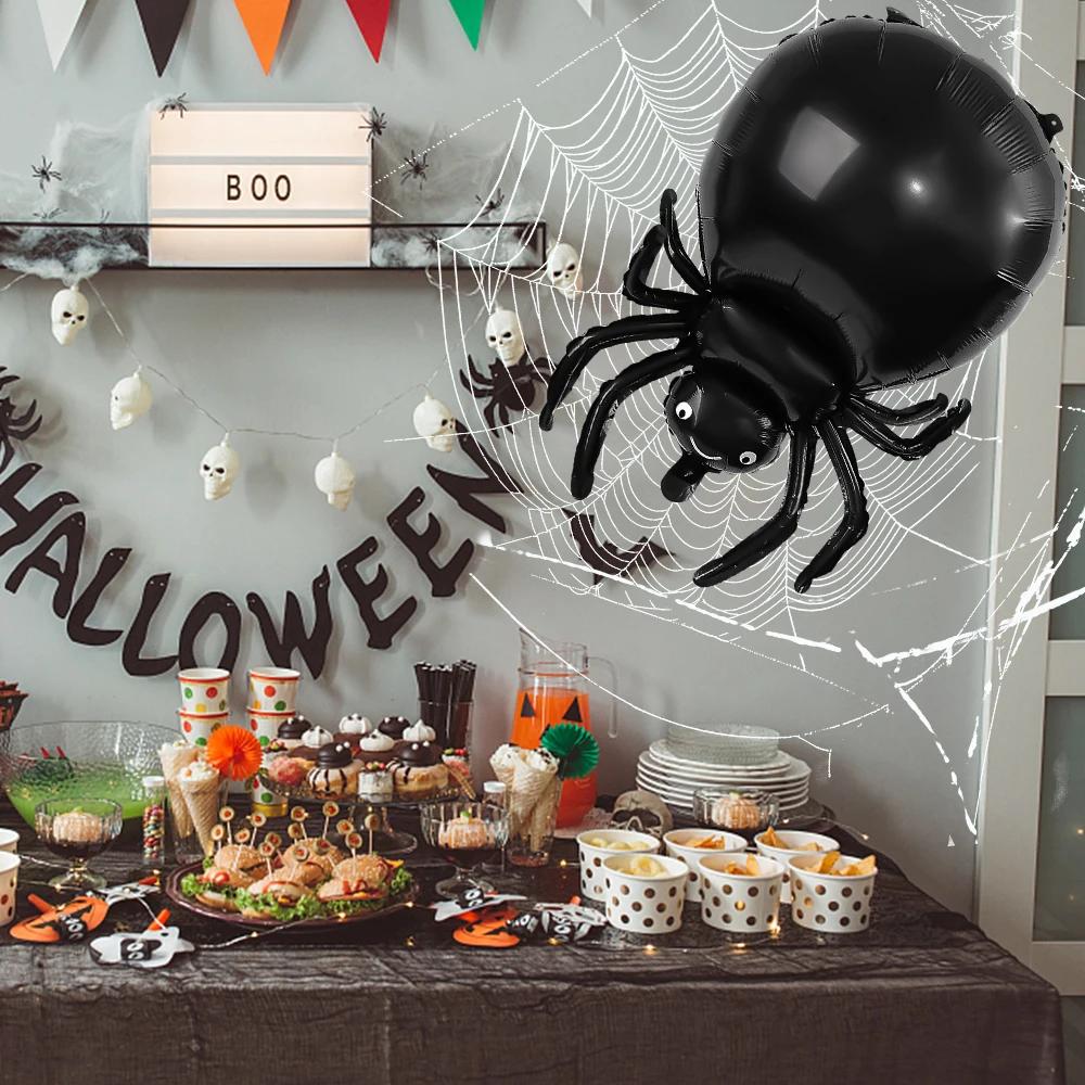 1/6Pcs Halloween Spider Foil Balloons Horror Props Black Spiders Happy Halloween Balloon Party Home Decoration Kids Toys Globe 1PC
1/6Pcs Halloween Spider Foil Balloons Horror Props Black Spiders Happy Halloween Balloon Party Home Decoration Kids Toys Globe 1PC