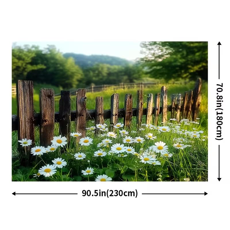 2D Countryside Landscape with Daisies and Wooden Fence Photography Background 47.2x31.5inch/120*80cm
2D Countryside Landscape with Daisies and Wooden Fence Photography Background 47.2x31.5inch/120*80cm