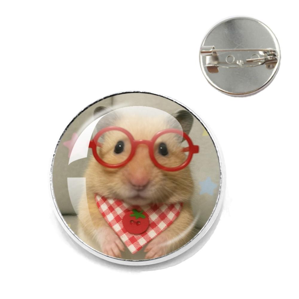 Cute Hamster Pin Creative Funny MeMe Cute Mouse Pins Glass Metal Brooch Lapel Pins Badge Clothing Accessories Jewelry Gifts 20MM
Cute Hamster Pin Creative Funny MeMe Cute Mouse Pins Glass Metal Brooch Lapel Pins Badge Clothing Accessories Jewelry Gifts 20MM