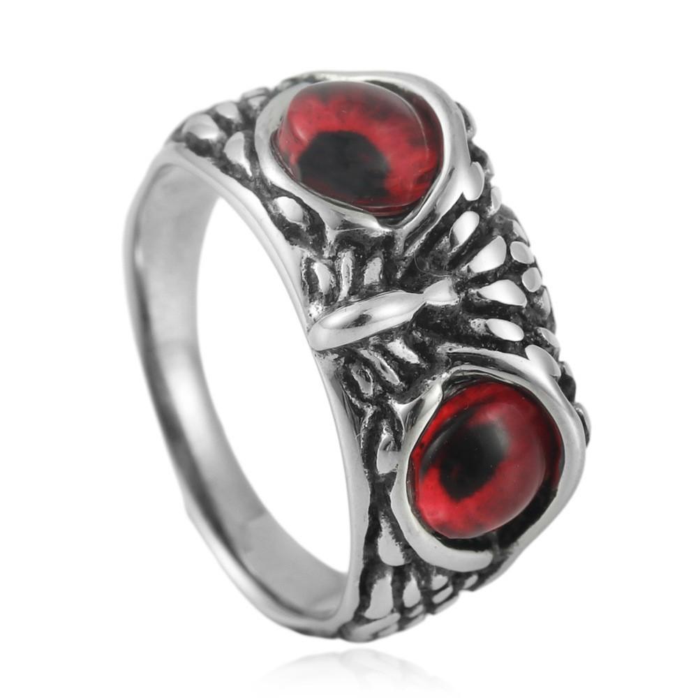 Vintage devil s eye owl ring creative exaggerated animal couple opening adjustable ring wish model One size fits all
Vintage devil s eye owl ring creative exaggerated animal couple opening adjustable ring wish model One size fits all