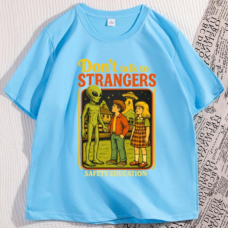 Dont Talk To Strangers T Shirt Funny Alien Spooky Season TShirt Men Women Casual Loose Short Sleeve Printed Tshirt Clothes 4XL
Dont Talk To Strangers T Shirt Funny Alien Spooky Season TShirt Men Women Casual Loose Short Sleeve Printed Tshirt Clothes 4XL