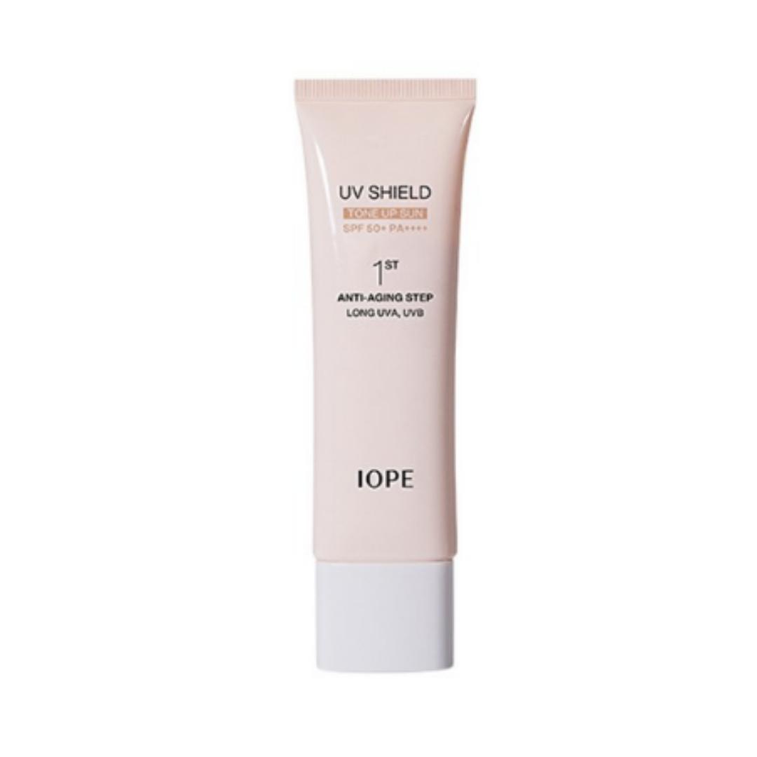 IOPE UV Shield Tone‑Up Sun Cream SPF50+ PA++++ — 50 мл
IOPE UV Shield Tone‑Up Sun Cream SPF50+ PA++++ — 50 мл