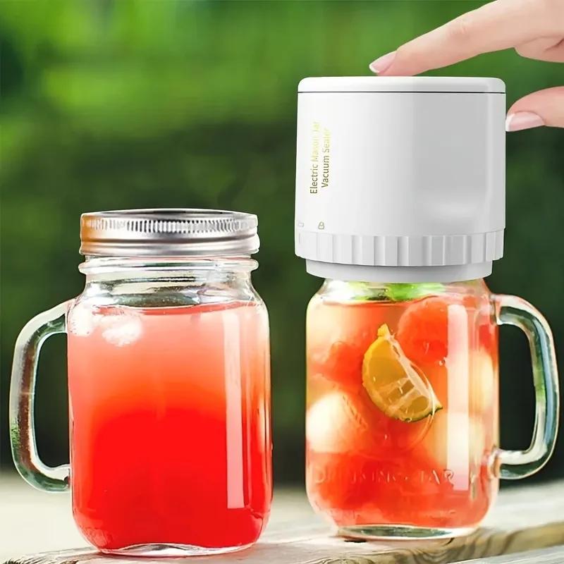 Электрический вакуумный упаковщик Mason Jar, беспроводной, для банок Mason с широким горлом, ферментация с Mason белый
Электрический вакуумный упаковщик Mason Jar, беспроводной, для банок Mason с широким горлом, ферментация с Mason белый