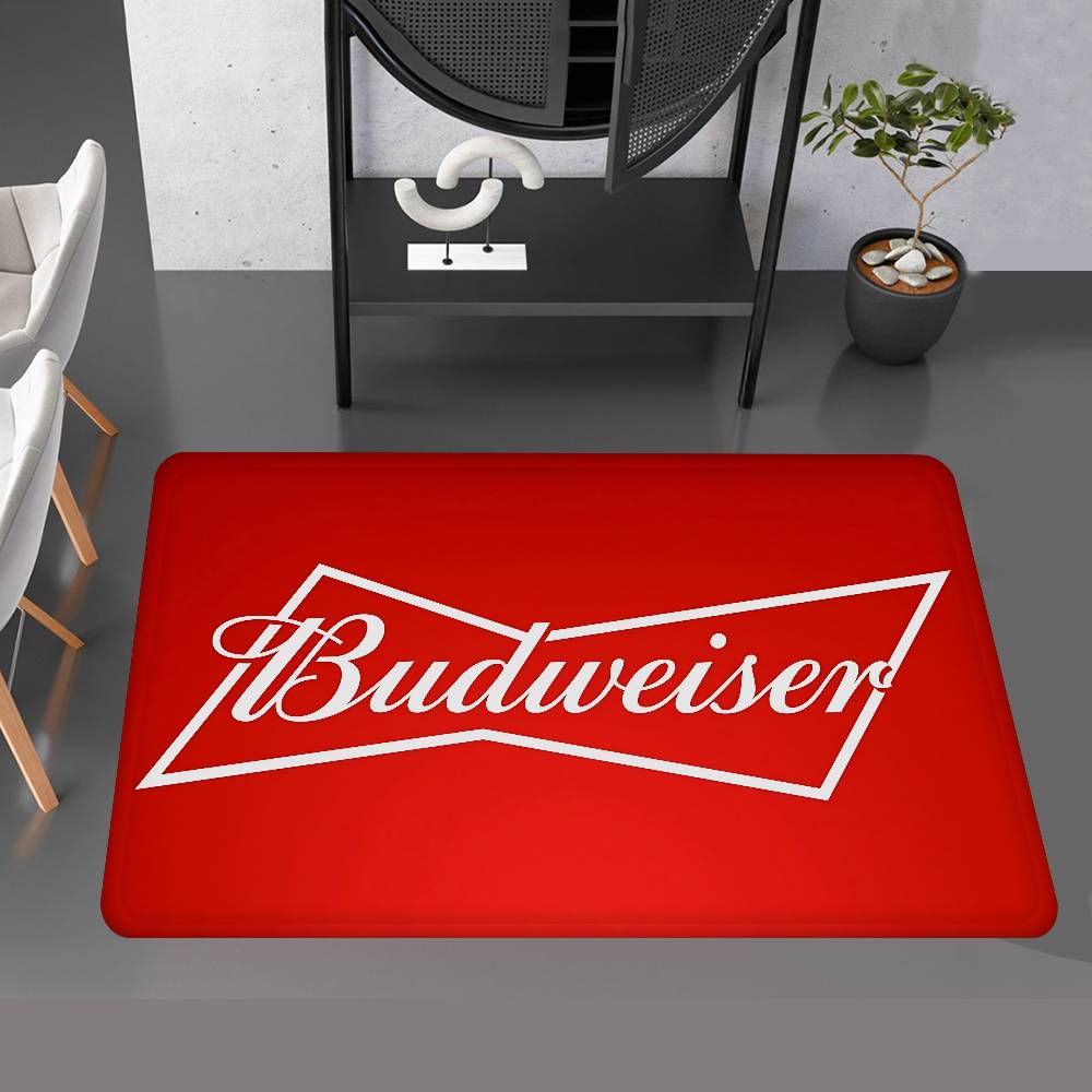 Beer Brand B-Budweiser Logo Floor Mat Rectangle Anti-slip Home Soft Badmat Front Door Indoor Outdoor Mat Welcome Doormat 40cm x 60cm
Beer Brand B-Budweiser Logo Floor Mat Rectangle Anti-slip Home Soft Badmat Front Door Indoor Outdoor Mat Welcome Doormat 40cm x 60cm