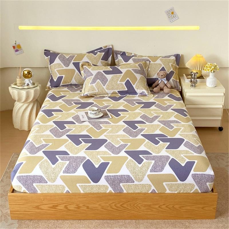 1pc Pure Cotton Fitted Sheet Geometric Style Bedsheet Soft Bed Cover Single/Queen/King Size Bed Linen sabanas (No Pillowcase) Single 120x200cm 1pc
1pc Pure Cotton Fitted Sheet Geometric Style Bedsheet Soft Bed Cover Single/Queen/King Size Bed Linen sabanas (No Pillowcase) Single 120x200cm 1pc