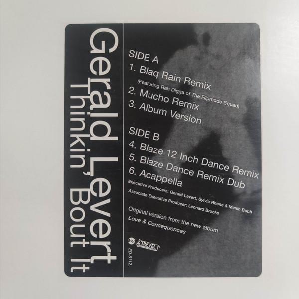 12inch Record GERALD LEVERT Thinkin Bout It ED6112 EastWest Record 1998 US Dance Electronica Used
12inch Record GERALD LEVERT Thinkin Bout It ED6112 EastWest Record 1998 US Dance Electronica Used