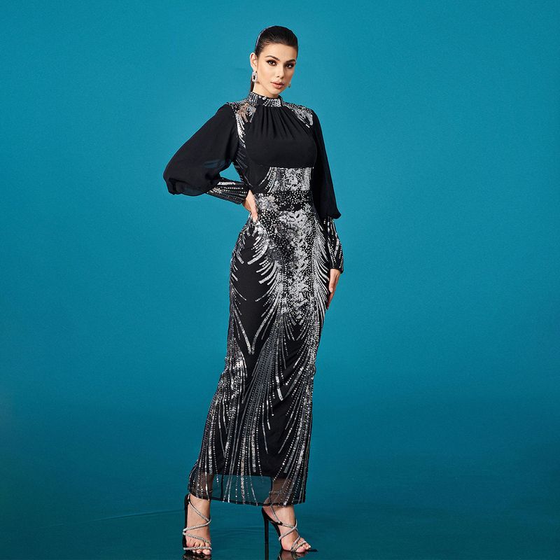 High-End Long Evening Dress, European and American Women s Fashion, New Sequined Party Dress for Banquets and Cocktail Parties Silver S
High-End Long Evening Dress, European and American Women s Fashion, New Sequined Party Dress for Banquets and Cocktail Parties Silver S