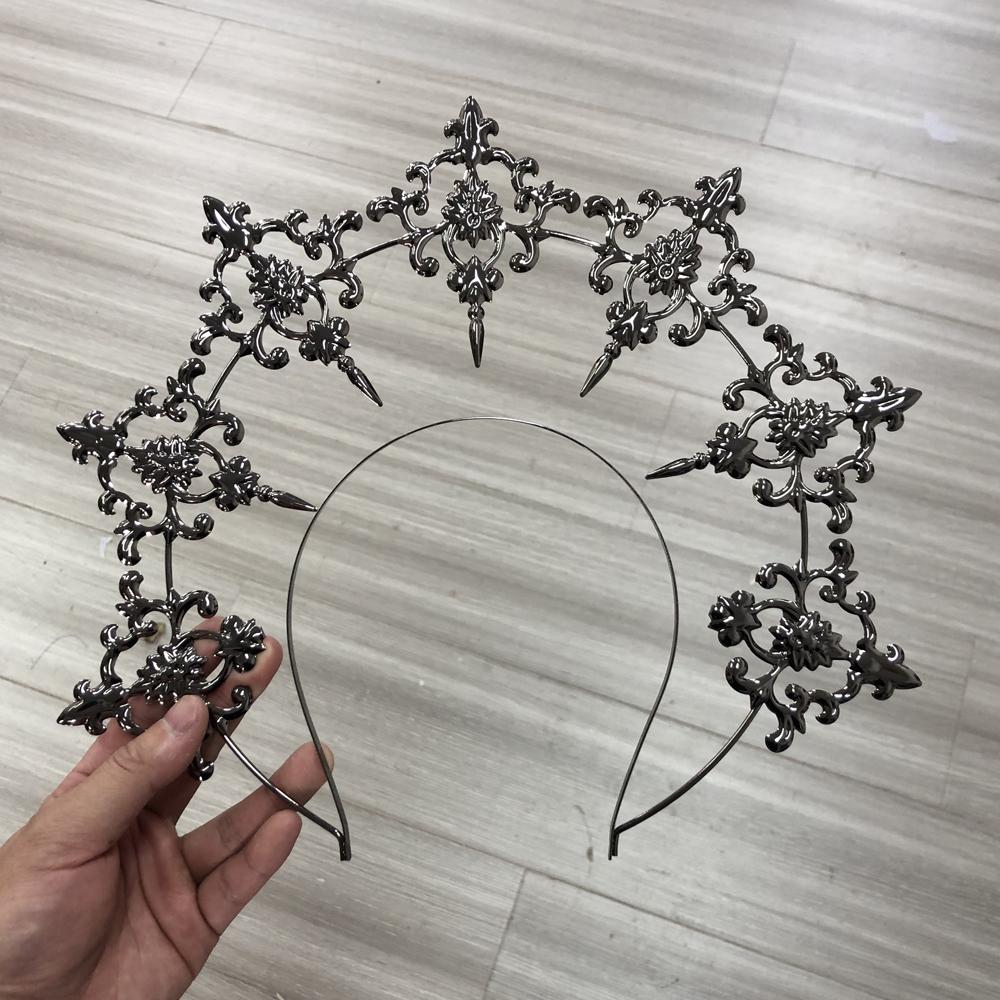 Women Headpiece Sun Halo Crown Vintage Headwear Cosplay Girl Lolita Halloween Carnival Party Costume Props Metal Headband
Women Headpiece Sun Halo Crown Vintage Headwear Cosplay Girl Lolita Halloween Carnival Party Costume Props Metal Headband