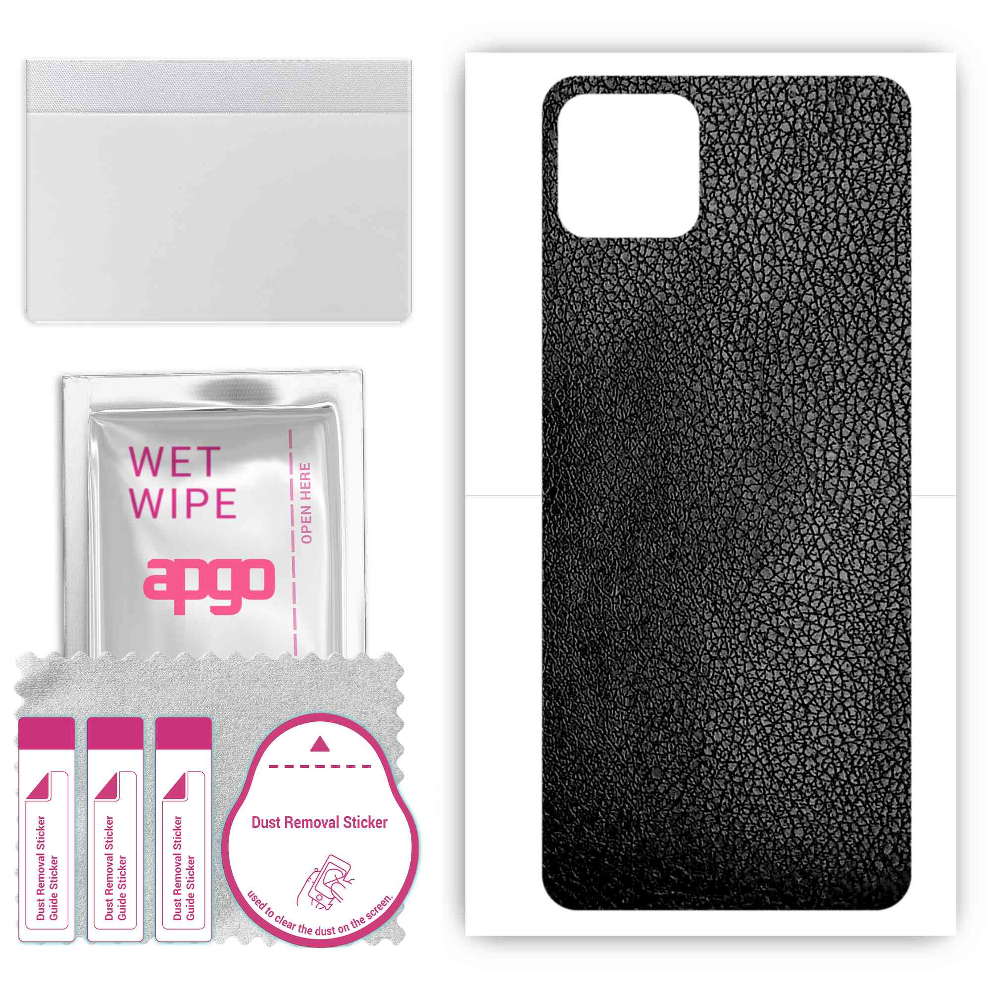 apgo Protective Skin Sticker for the back compatible with Honor Play 20, Wrap Film, Foil, Vinyl - Pattern Black Leather
apgo Protective Skin Sticker for the back compatible with Honor Play 20, Wrap Film, Foil, Vinyl - Pattern Black Leather