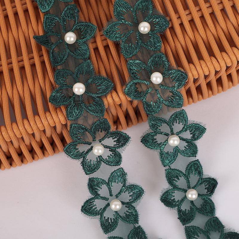 2yards 3D Embroidered Flower Organza Ribbon Lace Trim for DIY Clothes Wedding Dresses Sewing Supplies Gift Packing Hat Decor 33mm-2yards
2yards 3D Embroidered Flower Organza Ribbon Lace Trim for DIY Clothes Wedding Dresses Sewing Supplies Gift Packing Hat Decor 33mm-2yards