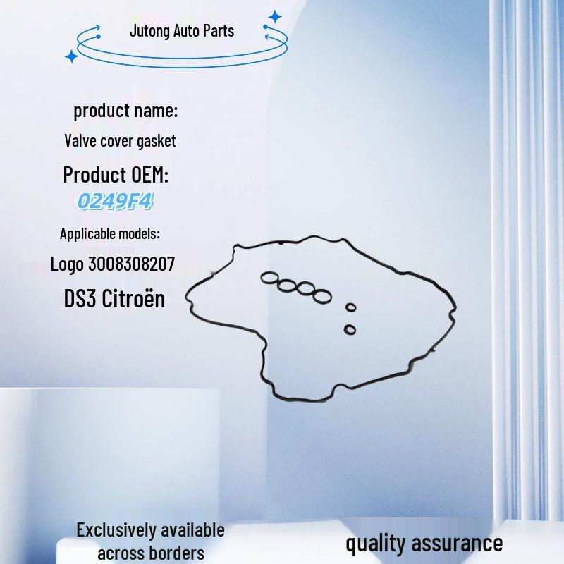 0249F4 Valve Cover Gasket for Peugeot 3008/308/207/DS3 Citroen with Quality Assurance Jutong
0249F4 Valve Cover Gasket for Peugeot 3008/308/207/DS3 Citroen with Quality Assurance Jutong