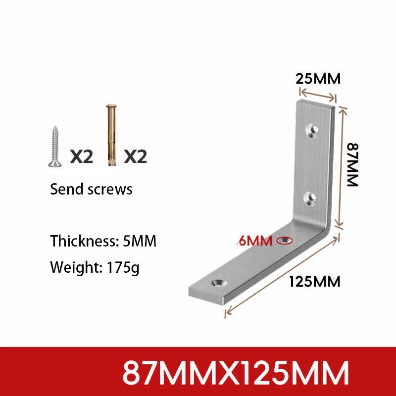Thickened L-Shaped Stainless Steel Corner Bracket Load-Bearing Bracket 90 Degree Heavy-Duty Suspended Partition Fixed Bracket
Thickened L-Shaped Stainless Steel Corner Bracket Load-Bearing Bracket 90 Degree Heavy-Duty Suspended Partition Fixed Bracket