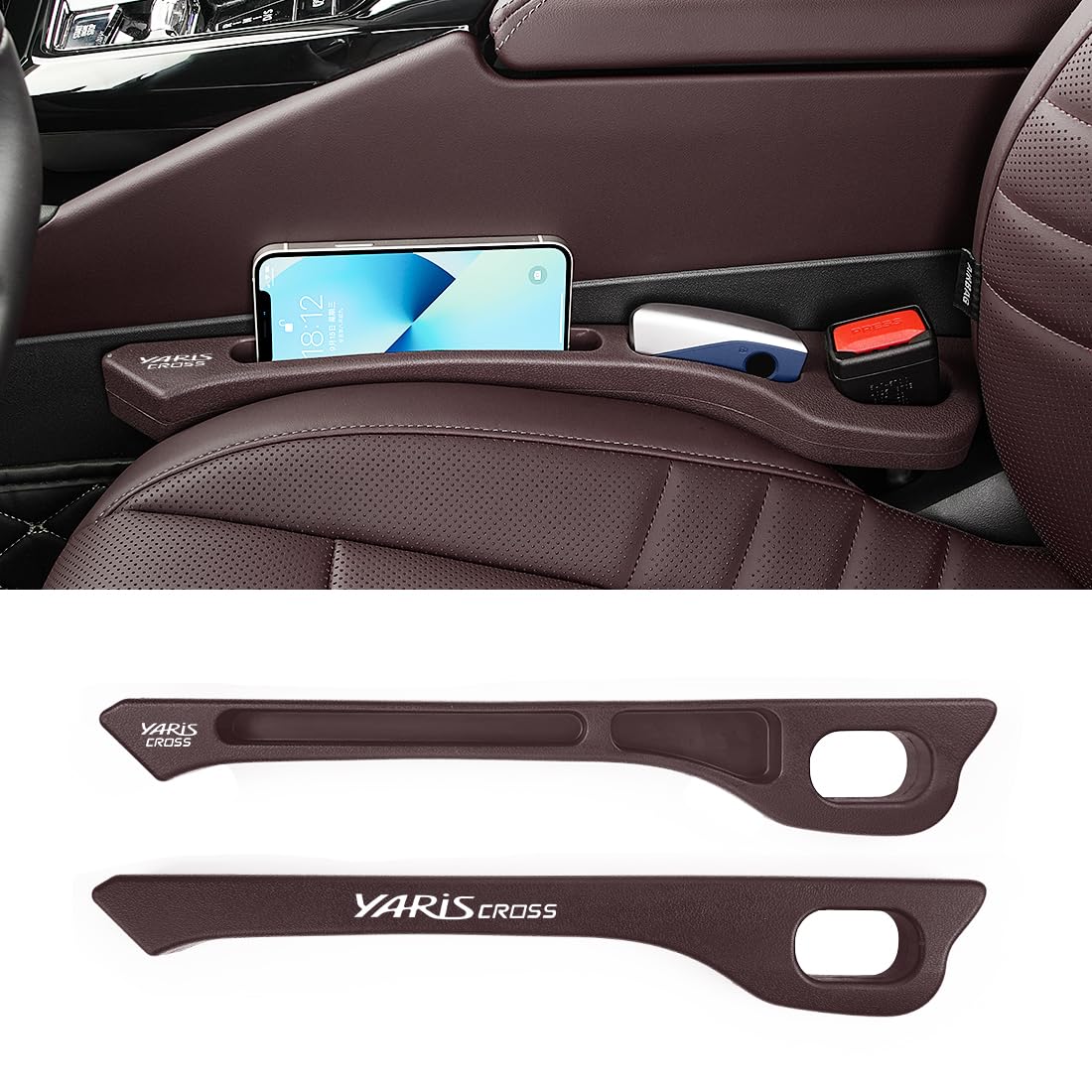 Подушка Yaris Thick Gap Cushion с эксклюзивным YARiS CROSS заполняет боковину сиденья автомобиля, подходит для нового Yaris Cross XGZ GR, может быть установлена спереди или в зазоре сиденья
Подушка Yaris Thick Gap Cushion с эксклюзивным YARiS CROSS заполняет боковину сиденья автомобиля, подходит для нового Yaris Cross XGZ GR, может быть установлена спереди или в зазоре сиденья