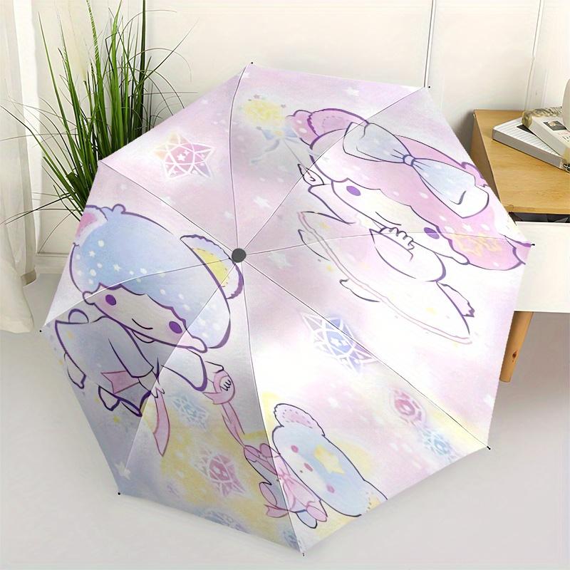 Little Twin Stars,Sanrio Characters Automatic Folding Umbrella-Simple 8-Rib Design, Bright Cartoon Pattern, Durable Iron Frame, Suitable For
Little Twin Stars,Sanrio Characters Automatic Folding Umbrella-Simple 8-Rib Design, Bright Cartoon Pattern, Durable Iron Frame, Suitable For