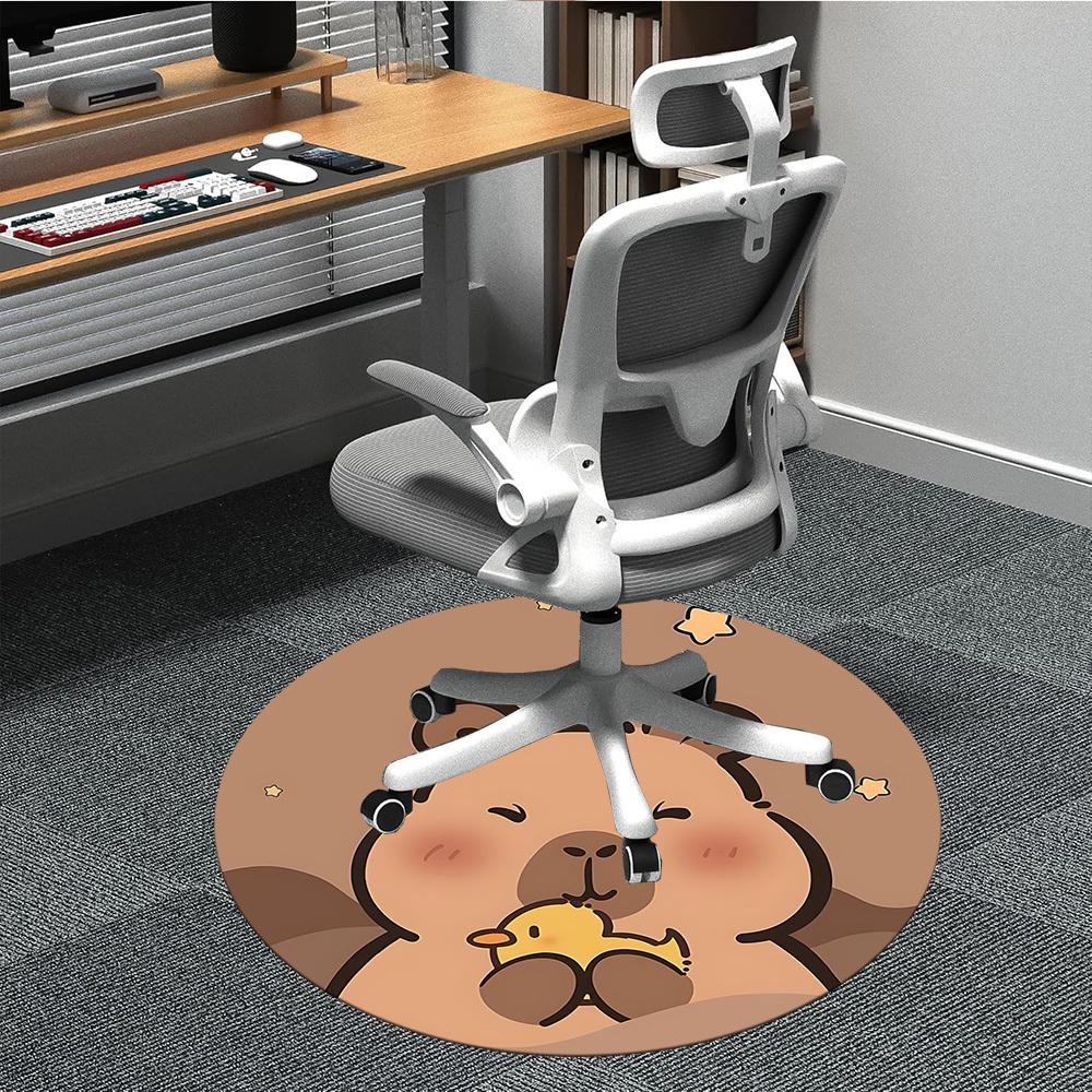 1PC Capybara Office Round Area Rug, Indoor Mat Suitable ForOffice, Under Office Chairs Bedroom Living Room Home Decor, Room Deco, D019 80cm by 80cm
1PC Capybara Office Round Area Rug, Indoor Mat Suitable ForOffice, Under Office Chairs Bedroom Living Room Home Decor, Room Deco, D019 80cm by 80cm