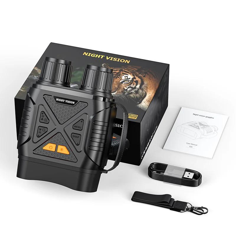 1080P Night Vision Binoculars 10x Digital 800m Full Dark Infrared Night Vision Telescope Goggles 2.8” Large Screen For Camping чорний
1080P Night Vision Binoculars 10x Digital 800m Full Dark Infrared Night Vision Telescope Goggles 2.8” Large Screen For Camping чорний