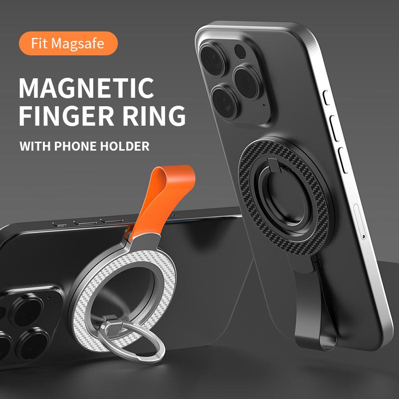 Magnetic Phone Ring Holder Compatible with MagSafe Cell Phone Finger Grip Strap Kickstand White Orange
Magnetic Phone Ring Holder Compatible with MagSafe Cell Phone Finger Grip Strap Kickstand White Orange