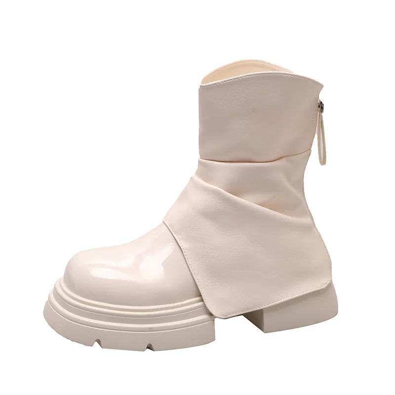 Platform Boots Women s New Black Short Boots Women s Winter Boots Ladies Shoes Woman Shoes Botas De Invierno Para Mujer 35 бежевий
Platform Boots Women s New Black Short Boots Women s Winter Boots Ladies Shoes Woman Shoes Botas De Invierno Para Mujer 35 бежевий